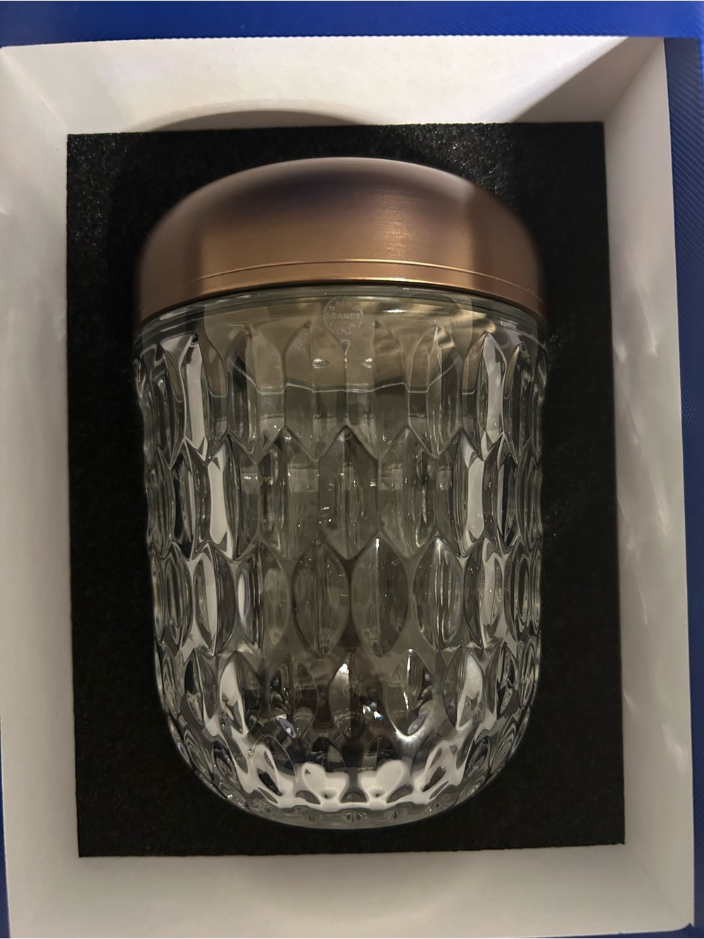Hermes St. Louis Champagne gold Folia Mini Portable Lamp New in Box